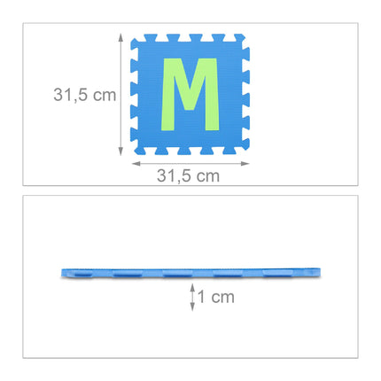 Pěnová podložka puzzle 86 dílů