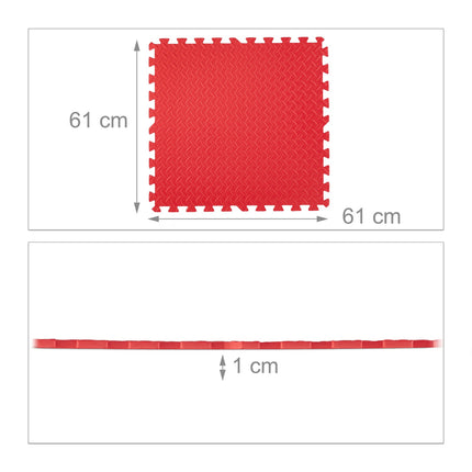 Pěnová podložka puzzle 8 dílů
