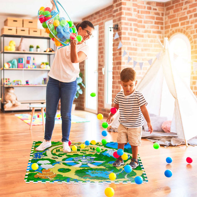 Pěnová podložka puzzle dinosaurus