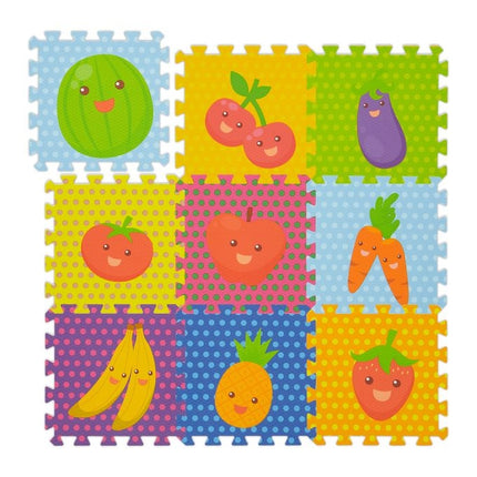 Pěnová podložka puzzle ovoce