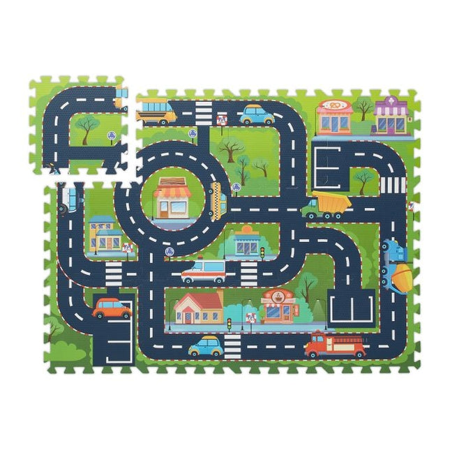Pěnová podložka puzzle ulice