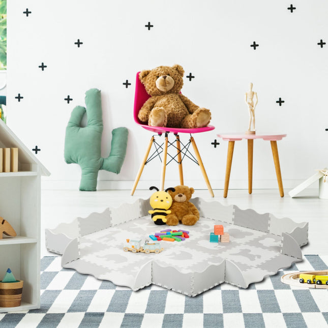 Pěnová podložka puzzle se zvířecími motivy