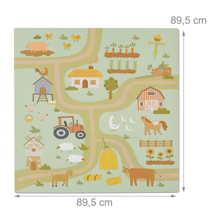 Pěnová podložka puzzle se statkem