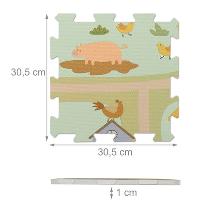 Pěnová podložka puzzle se statkem