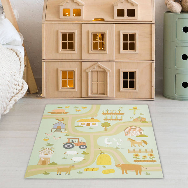 Pěnová podložka puzzle se statkem