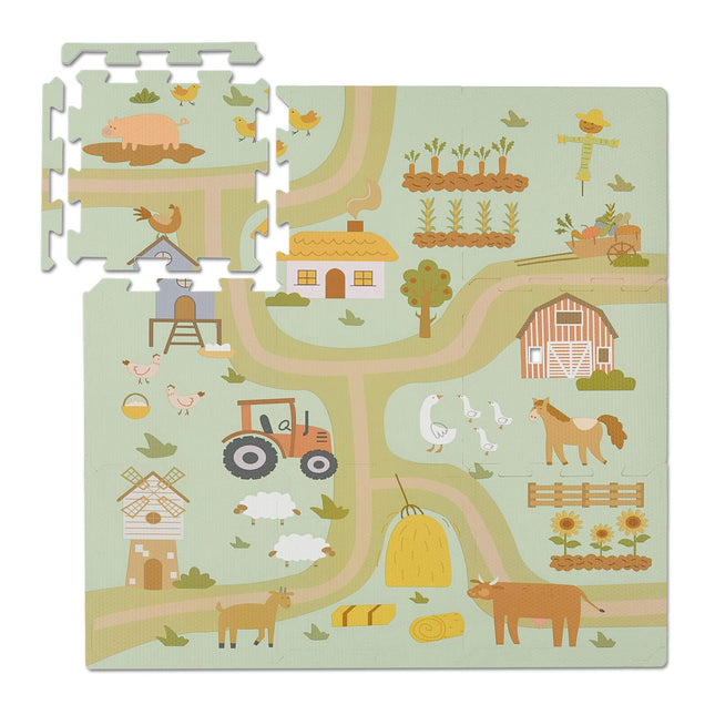 Pěnová podložka puzzle se statkem