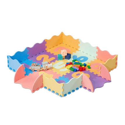 Podložka na puzzle s čísly a okrajem