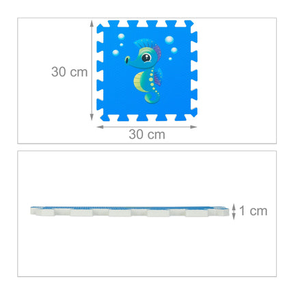 Pěnová podložka puzzle s mořskými zvířaty