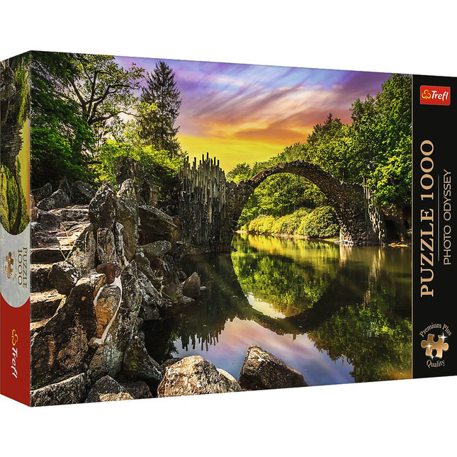 Puzzle most Rakotz, Kromlau, Německo – 1000 dílků