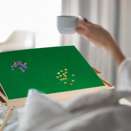Puzzle table with 4 drawers