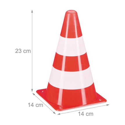 Pylons, 14 pcs, orange