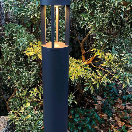 Sloupkové svítidlo Quadra 390lm 65cm černá