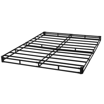 Queen Box Spring, 4-Inch Steel Frame, Washable Cover
