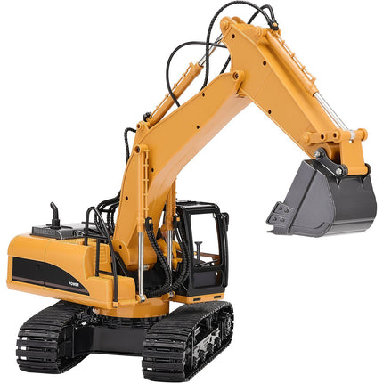 RC Excavator Toy, 1:14 Scale, 15-Channel, 2 Batteries