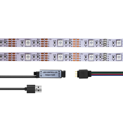 RGB LED pásek s dálkovým ovládáním. 3 metry