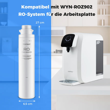 RO filtr pro stolní systém – 0.0001 mikronu, odstranění 95% TDS