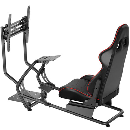 Kokpit závodního simulátoru s držákem monitoru 32-50""