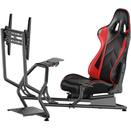 Kokpit závodního simulátoru s držákem monitoru 32-50""