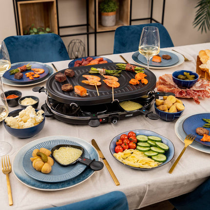 Raclette gril 8 oválný Party 162700 43X30cm grilovací deska