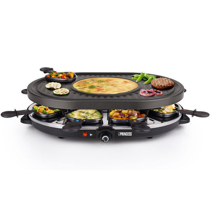 Raclette gril 8 oválný Party 162700 43X30cm grilovací deska