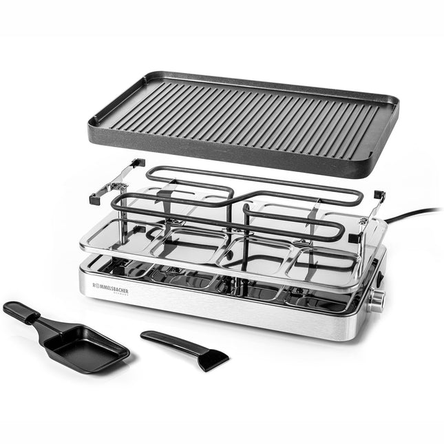 Raclette gril RC 1400 37X23cm 8 lopatek xxl kabel