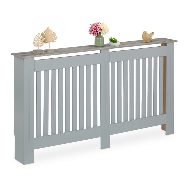 Radiatorbekleding met houten plank - modern design