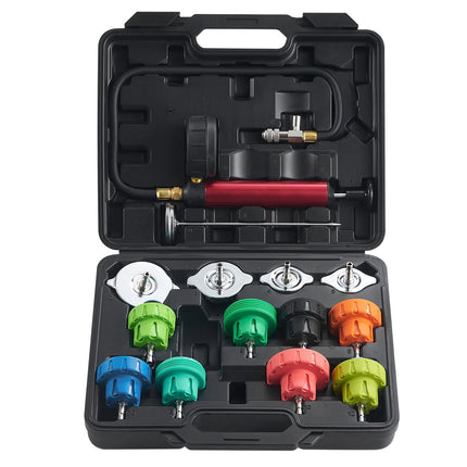 Radiator Pressure Tester Kit, 14-Piece, 0-35 PSI