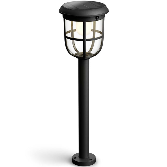 Radii zahradní lampa solární ultra účinná LED 250lm černá