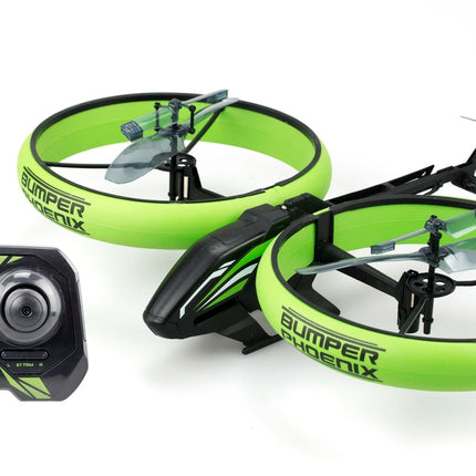 RC dron s ochranným rámem a snadným ovládáním