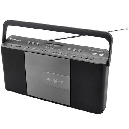 Přenosné rádio Quick Select s CD RCD1870SW černá/stříbrošedá