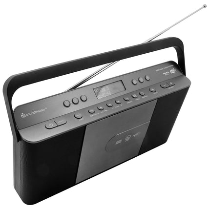 Přenosné rádio Quick Select s CD RCD1870SW černá/stříbrošedá