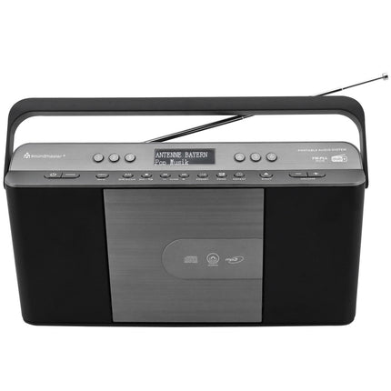 Přenosné rádio Quick Select s CD RCD1870SW černá/stříbrošedá