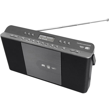 Přenosné rádio Quick Select s CD RCD1870SW černá/stříbrošedá