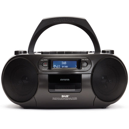 Rádio s CD přehrávačem, kazetou a Bluetooth, černá