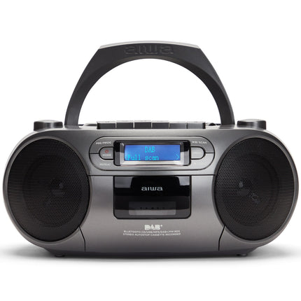 Rádio s CD přehrávačem, kazetou a Bluetooth, tmavě šedá