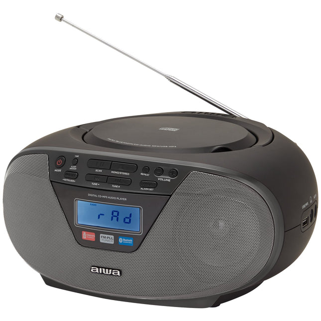 Rádio s CD přehrávačem a Bluetooth, černá