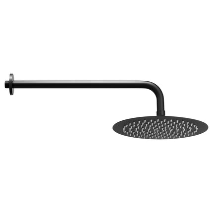 Rain Shower Faucet Set, 8-Inch Head, Handheld, Matte Black