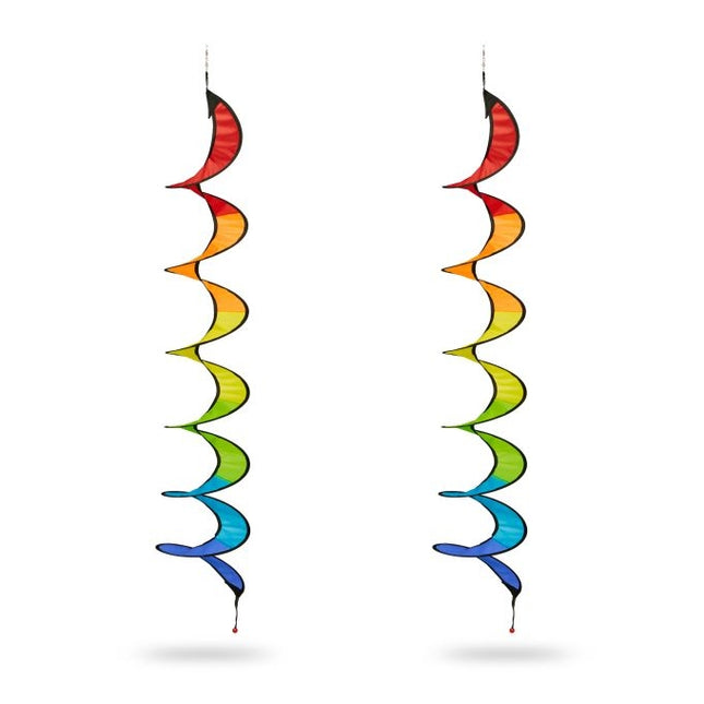 Regenboog windgong set van 2
