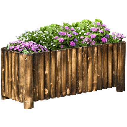 Vyvýšený záhon, smrkové dřevo - truhlík 100x38.5x40cm