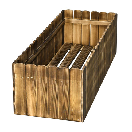 Vyvýšený záhon 100x40x30cm, jedlové dřevo, pro zeleninu a bylinky
