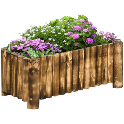 Vyvýšený záhon ze smrku 78x35x30cm na bylinky a zeleninu