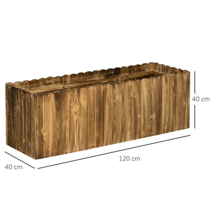 Granwood vyvýšený záhon na bylinky, zeleninu a květiny - 120 x 40 x 40 cm