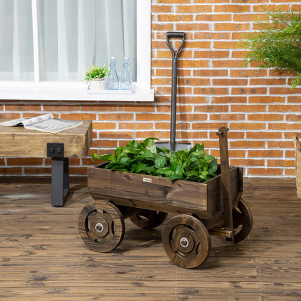 Dřevěný truhlík na květiny – 120x53x55 cm, nosnost 50 kg