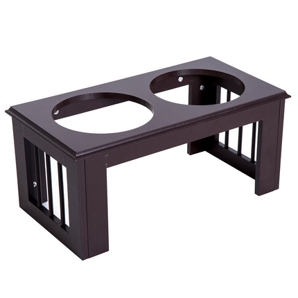 Vyvýšený stojan na misky pro psy – nerezová ocel, 23""x12""x10""