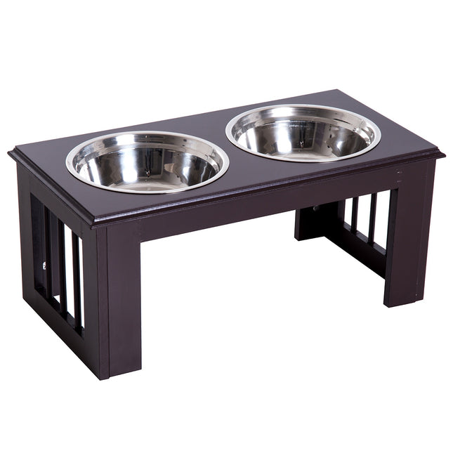 Vyvýšený stojan na misky pro psy – nerezová ocel, 23""x12""x10""