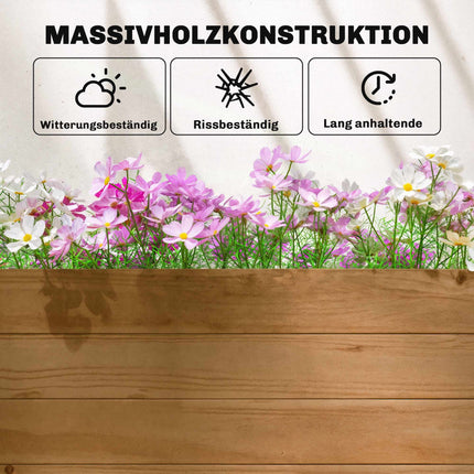 Vyvýšený záhon s treláží a stříškou, dřevo, 110x44x181 cm