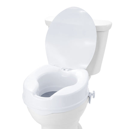Raised Toilet Seat Riser, 4 Inch, 300 lb, Universal