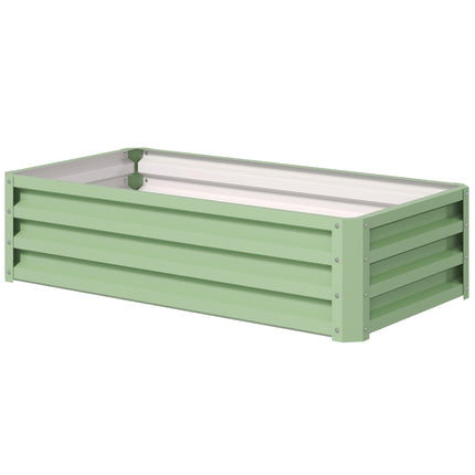 Steel garden bed, weatherproof, 120 x 60 x 30.5 cm