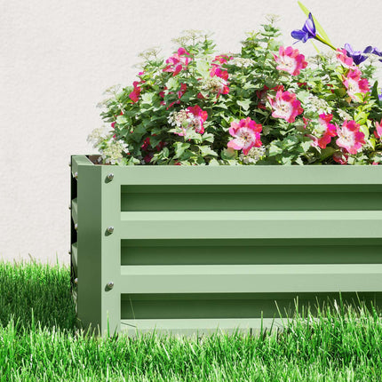 Steel garden bed, weatherproof, 120 x 60 x 30.5 cm