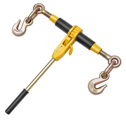 Ratchet Chain Binder Set, 5/16 in x 12.8 ft, 8,000 lb, 4